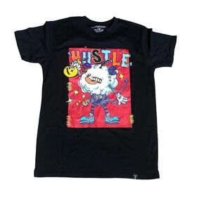 Hustle Animation Embroidered Tee by Screenshots Medium